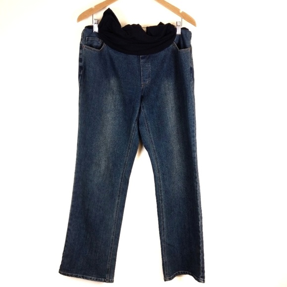 Three Seasons Maternity Denim - Three Seasons Maternity Jeans Size Large